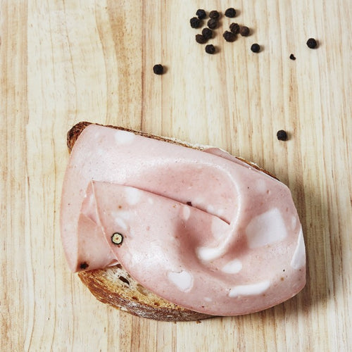 Mortadella cu fistic 100 gr - Del Popolo