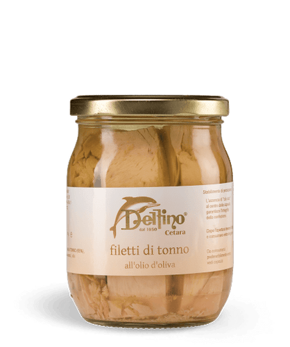 Ton file in ulei de masline 540 gr - Del Popolo